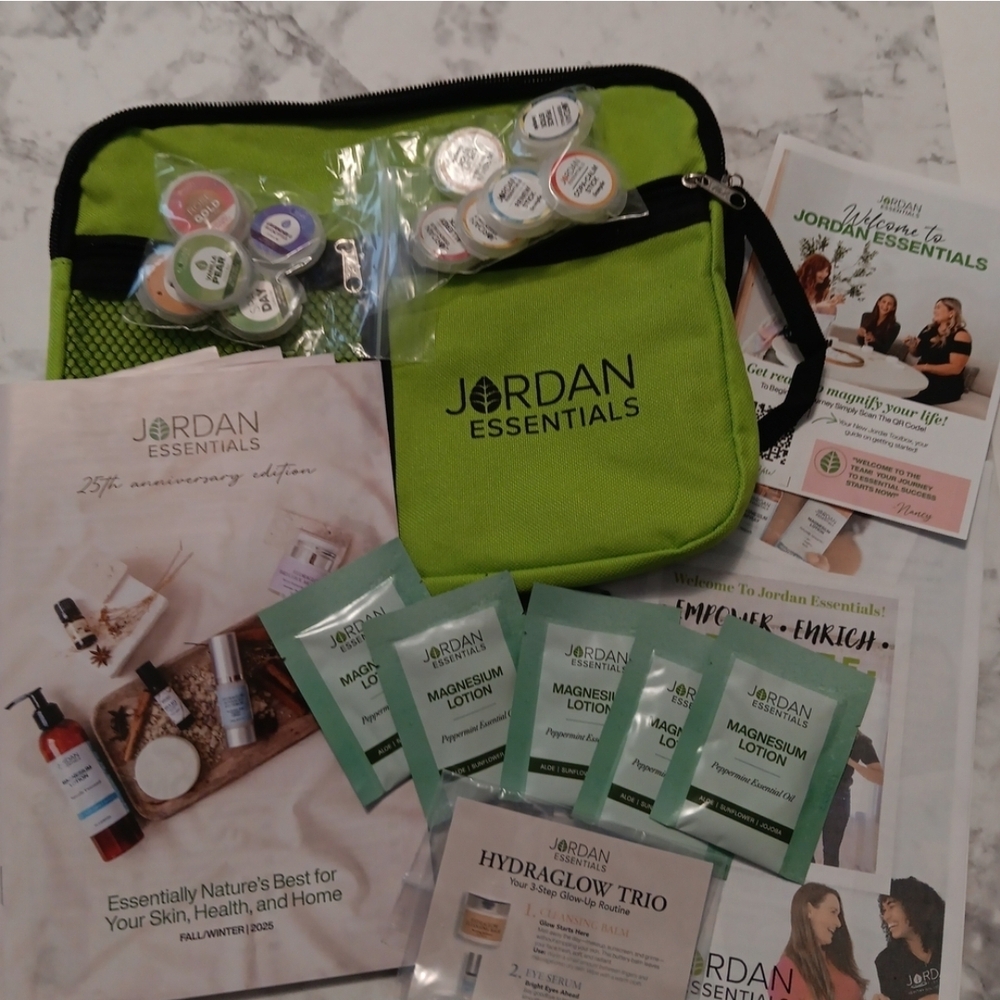 Jordan Essentials Skincare Set with Green Bag